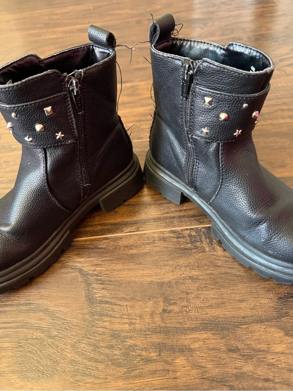 Kids Black Boots